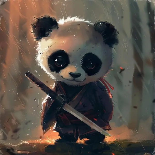 Avatar avatar gau avatar dễ thương chibi panda