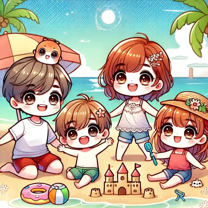 Chibi là khuôn mặt gia đình rất hài hước