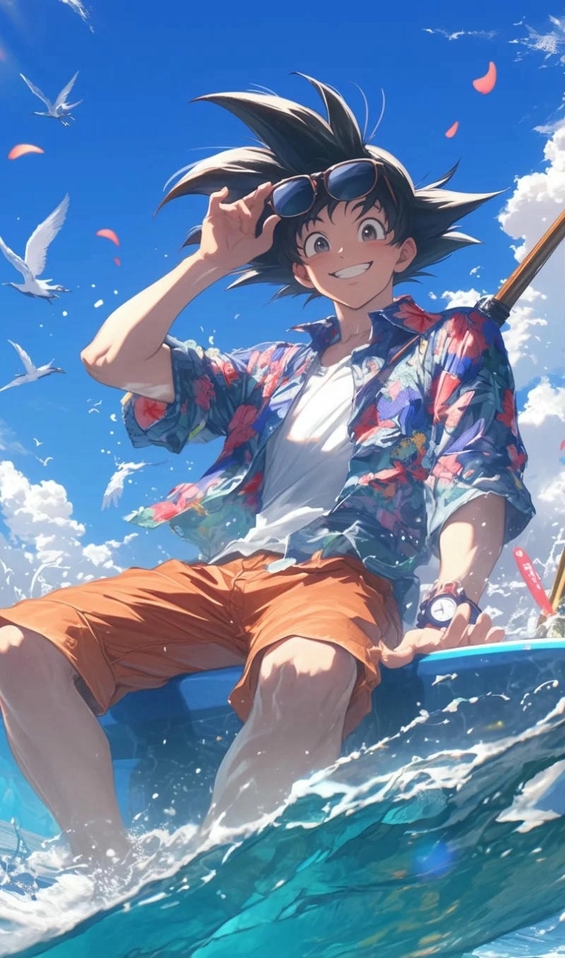 Tải xuống bức ảnh rất hay của Chibi Goku