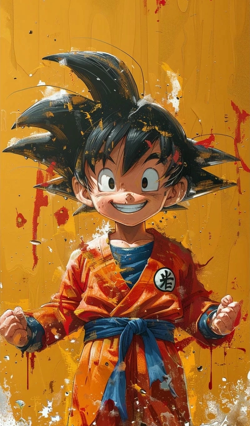Xem bộ ảnh siêu dễ thương Goku Chibi dễ thương