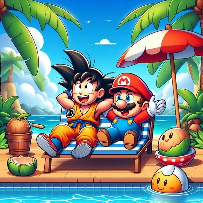 Xem những bức vẽ dễ thương Goku Chibi vẽ ​​dễ thương