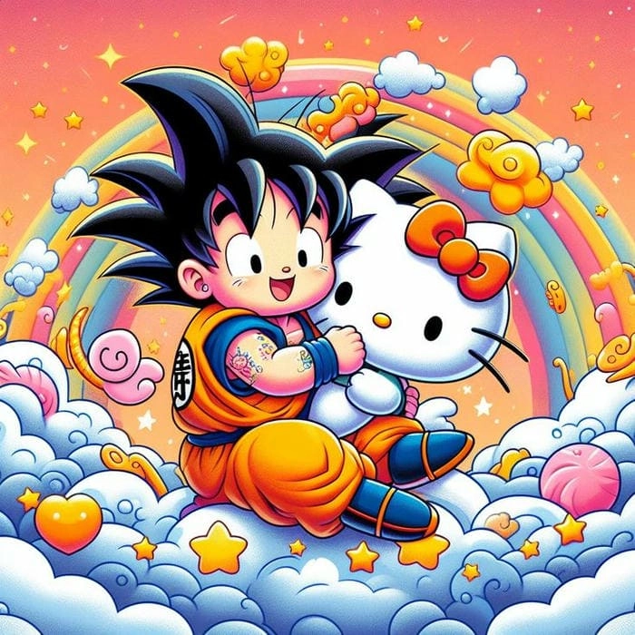Tải xuống Goku Chibi gif xinh đẹp