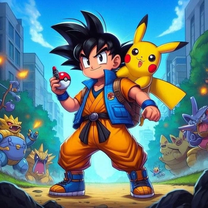 Ngưỡng mộ Kamehameha Goku Chibi Chibi Kamehameha