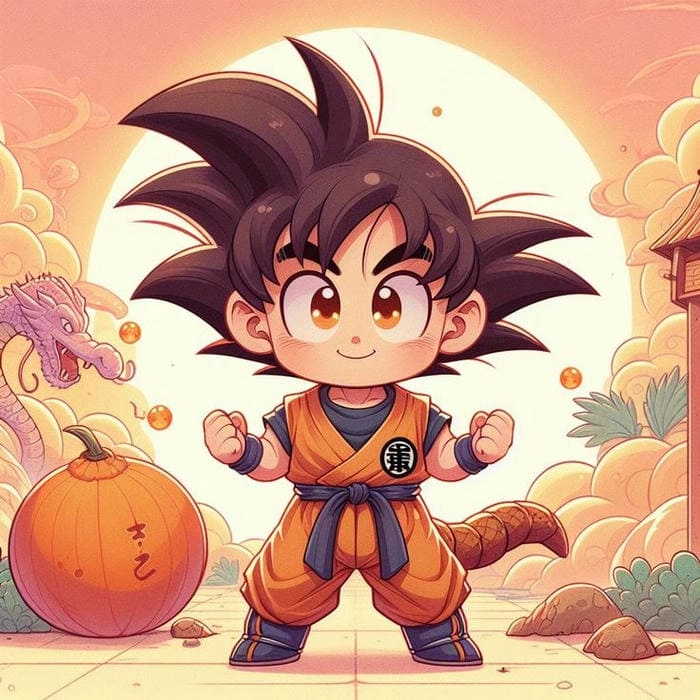 Khám phá Goku Chibi Papercraft Beautiful Paste
