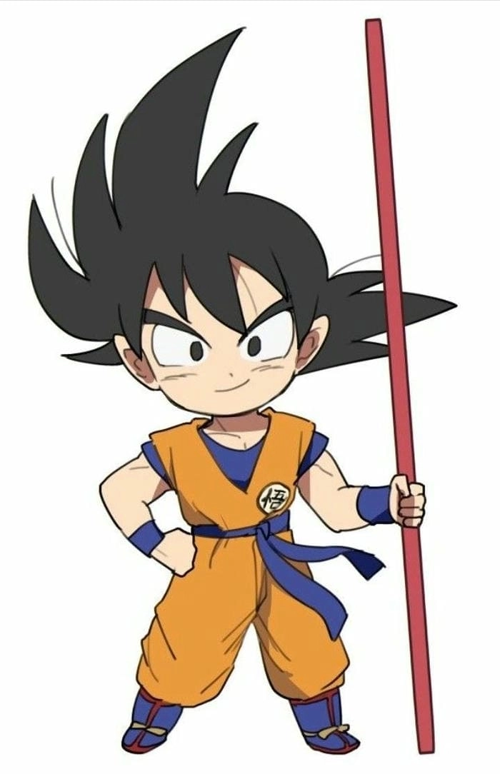 Tải xuống nhãn dán Goku Chibi dễ thương