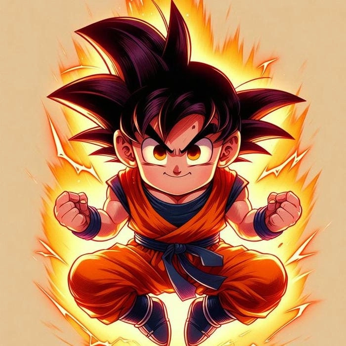 Khám phá bộ ảnh Goku Chibi dễ thương