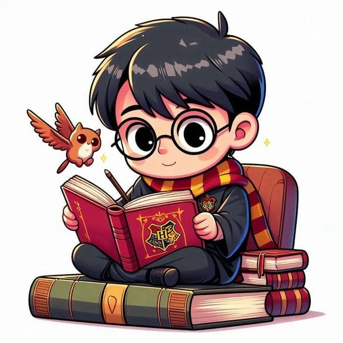 Hãy thử phong cách vẽ Harry Potter Chibi