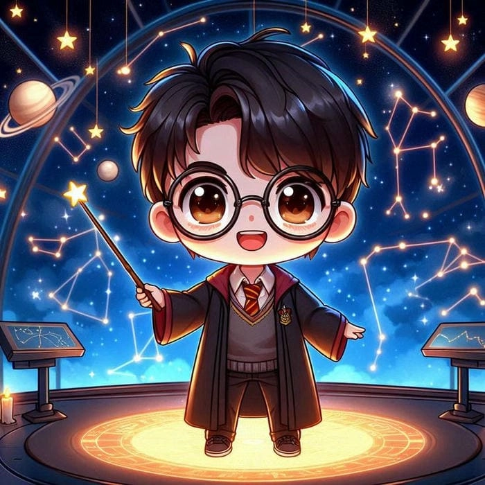 Chiêm ngưỡng Harry Potter Chibi Vẽ Strokes