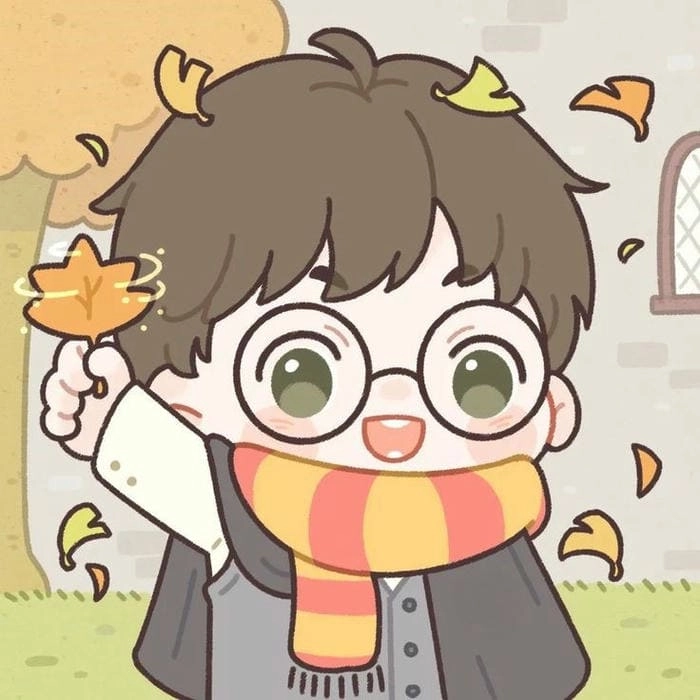 Đổi mới giao diện với hình nền Harry Potter Chibi