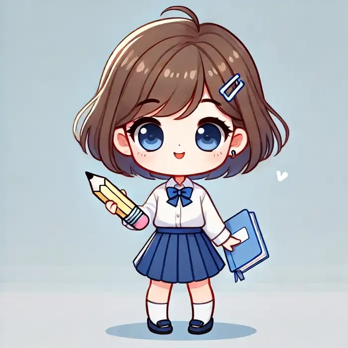 Hướng dẫn cách vẽ một anime chibi nữ dễ thương
