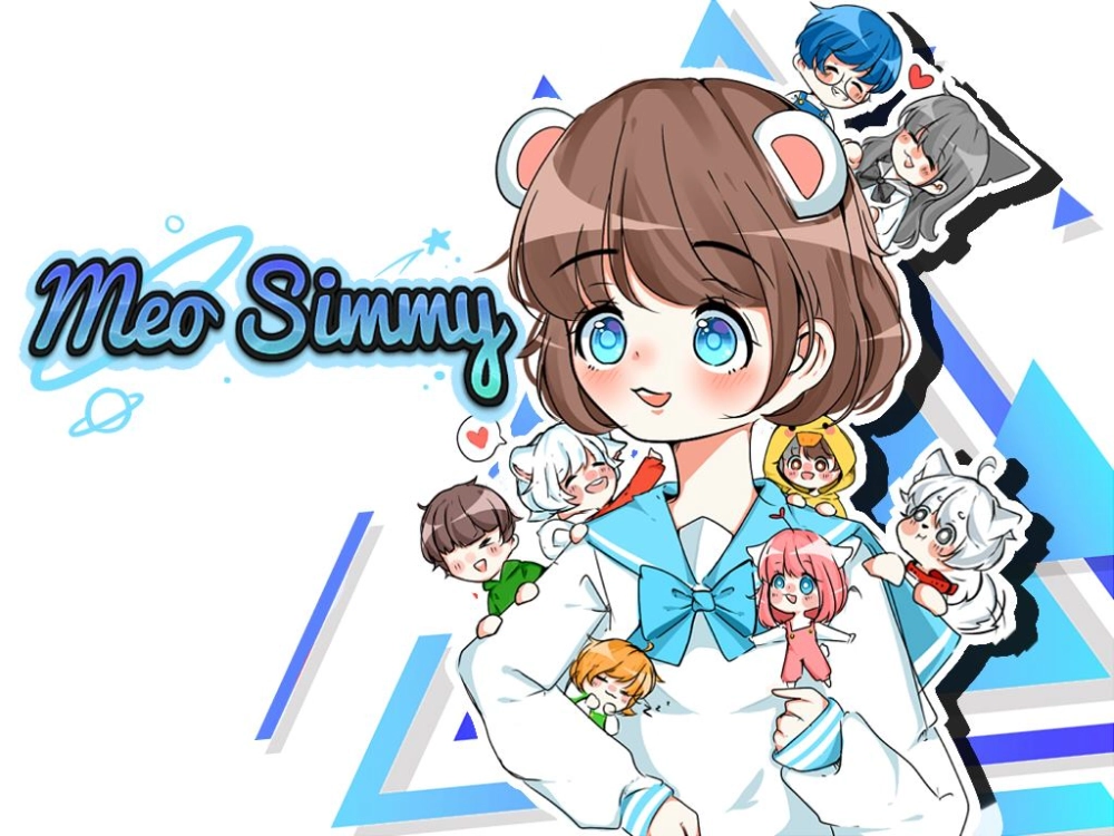 Làm mới thiết bị với hình nền mèo Chibi Simmy