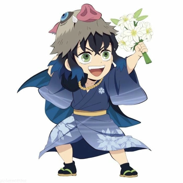 Tải xuống nhãn dán inosuke chibi siêu dễ thương
