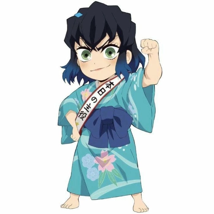 Thu thập trong hình Inosuke Chibi cực kỳ tốt