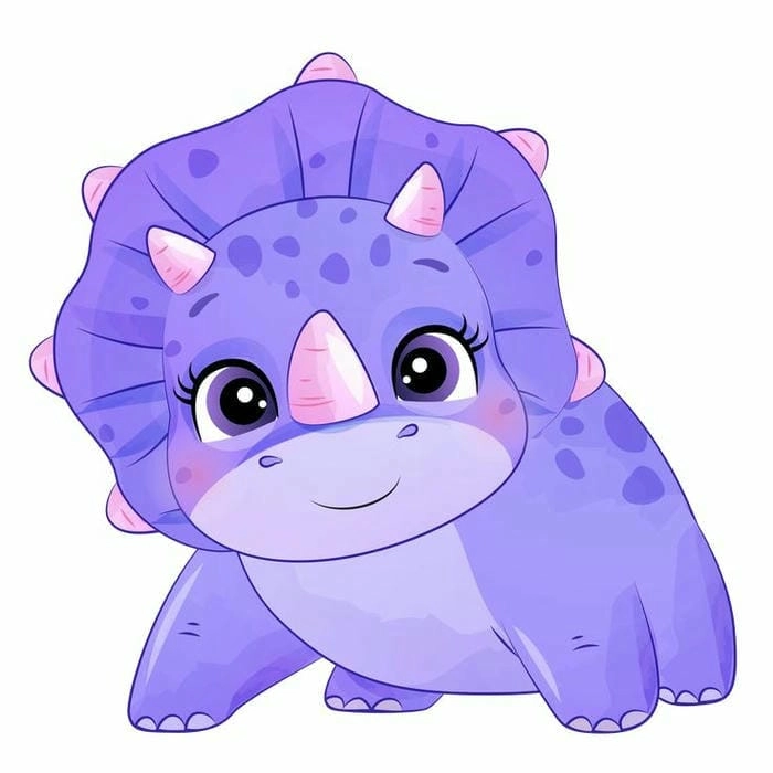Góc dễ thương chứa đầy những con khủng long dễ thương Chibi