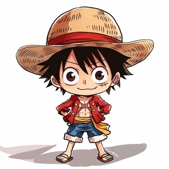 Luffy là phiên bản cực kỳ dễ thương Luffy dễ thương Chibi