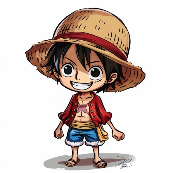 Phiên bản Luffy Chibi cực kỳ đáng yêu Chibi Luffy
