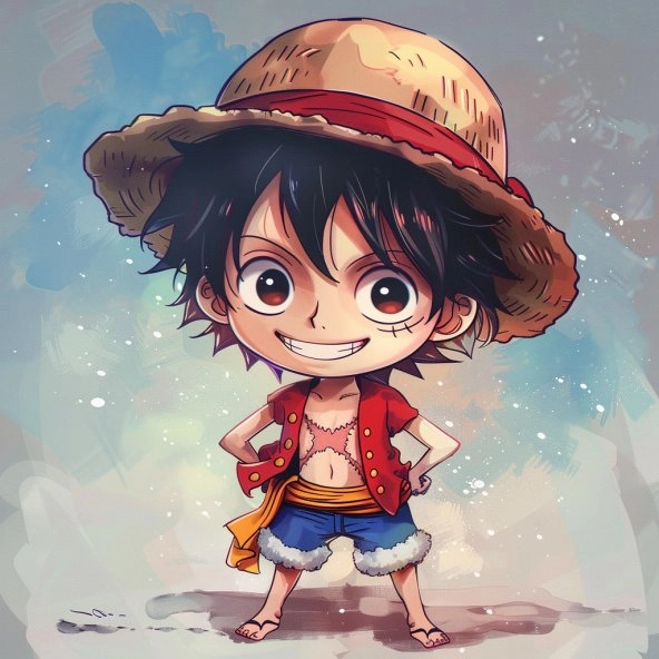 Nhìn vào Luffy Luffy siêu dễ thương siêu dễ thương