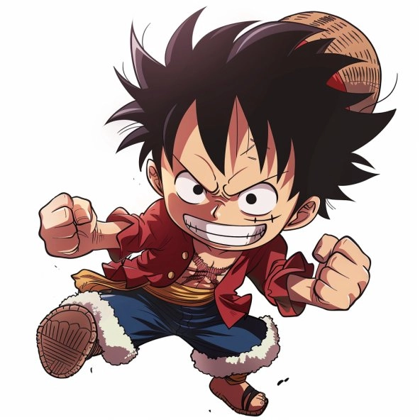 Lựa chọn các bức ảnh chibi siêu đẹp một chibi luffy