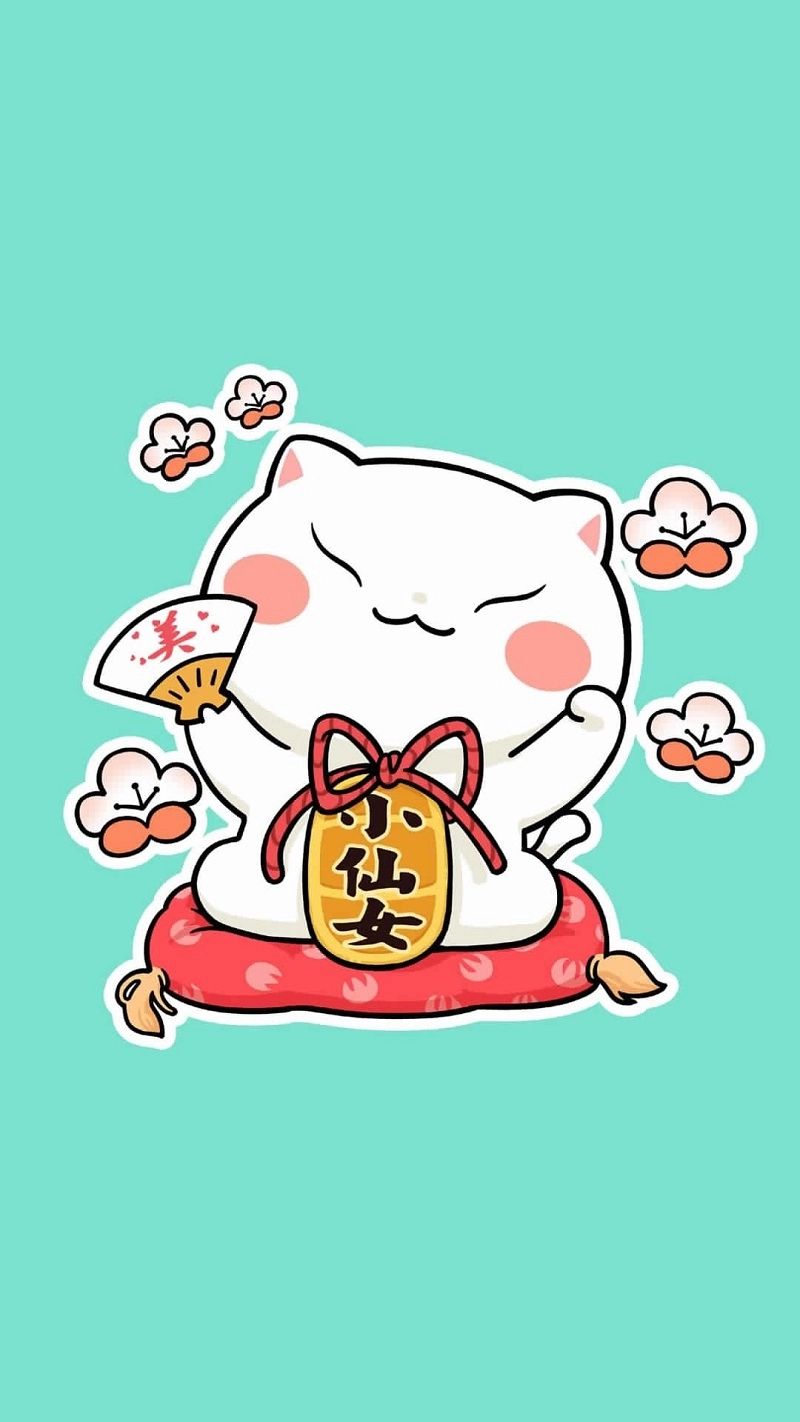 Hình ảnh lung linh của con mèo dễ thương Chibi