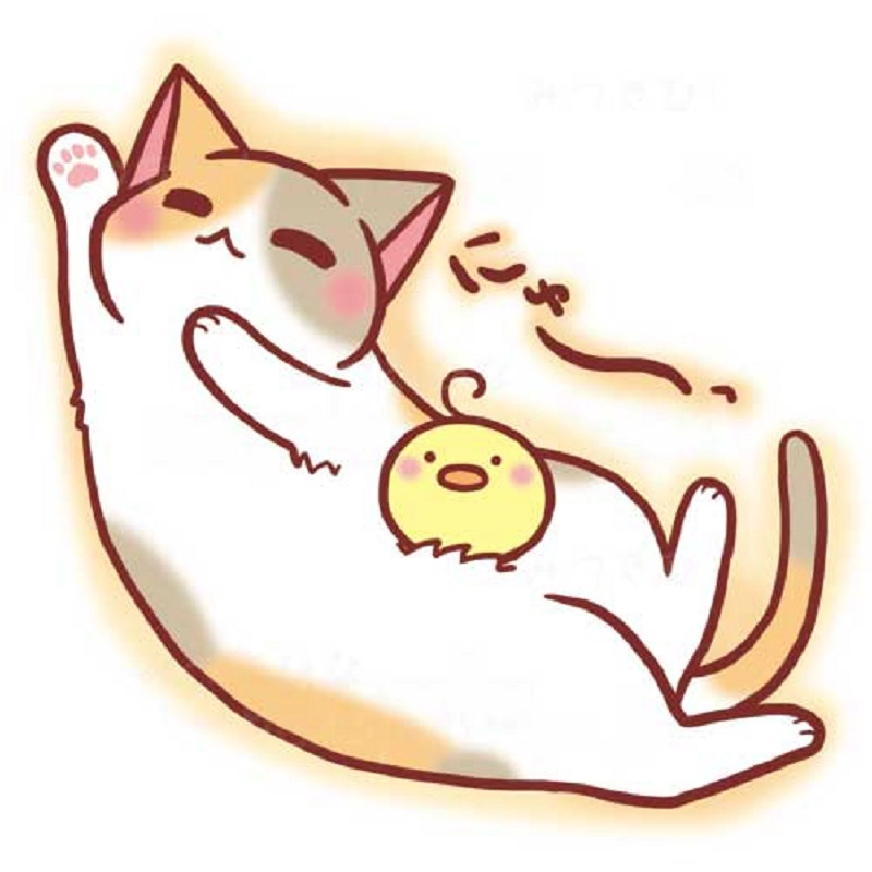 Nhìn vào bức ảnh mèo Chibi dễ thương dễ thương dễ thương