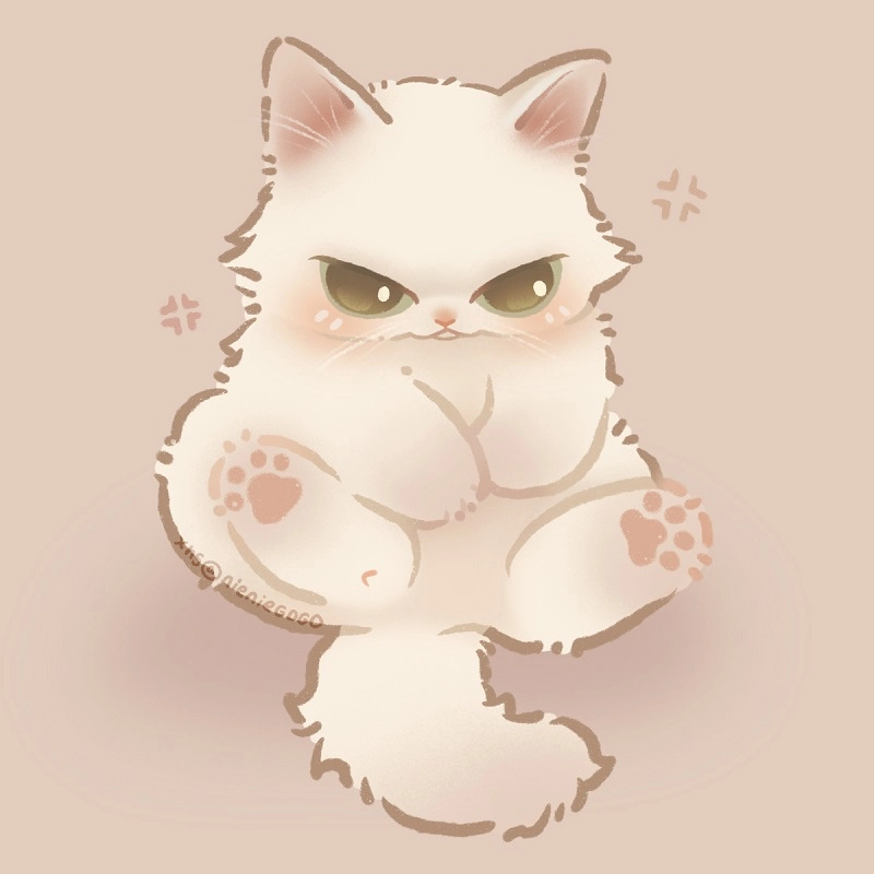 Thưởng thức bộ sưu tập Cat Chibi siêu đẹp