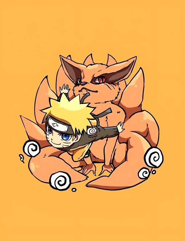 Tận hưởng bức ảnh của Chibi Naruto