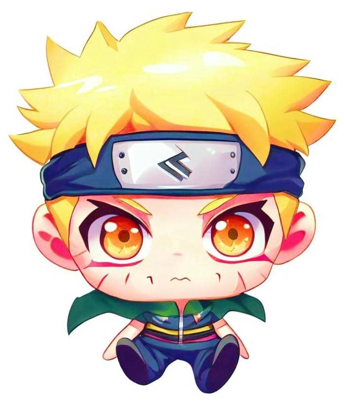 Ngưỡng mộ Naruti Chibi 3D