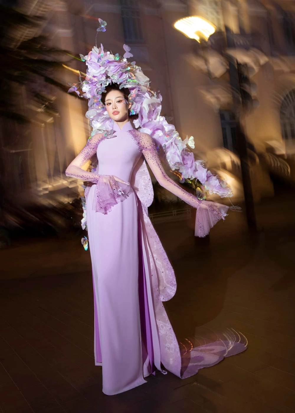 Đam mê về vẻ đẹp của cô Khanh Van Ao Dai