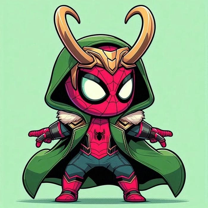 Hướng dẫn đơn giản để vẽ Spider Man Chibi