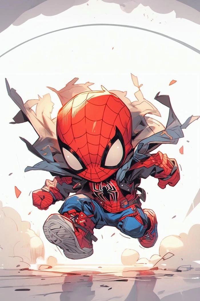 Tóm tắt hình ảnh nền đẹp của Spider Man Chibi