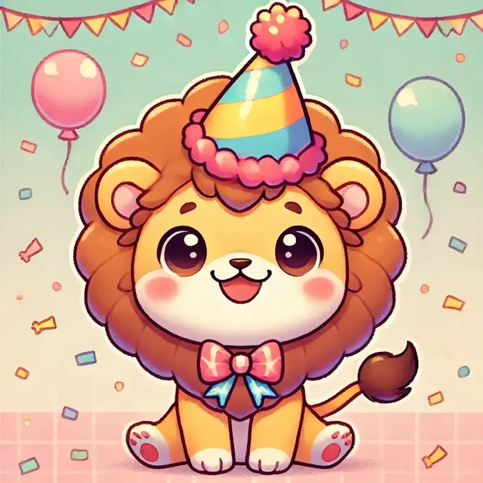 Hãy thử bộ ảnh Chibi của Sư tử dễ thương