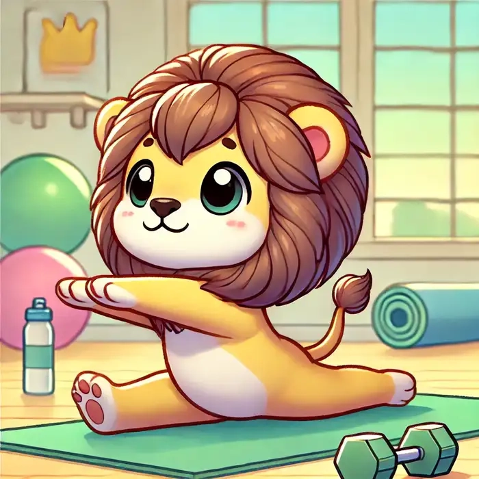 Thưởng thức hình ảnh con sư tử Chibi