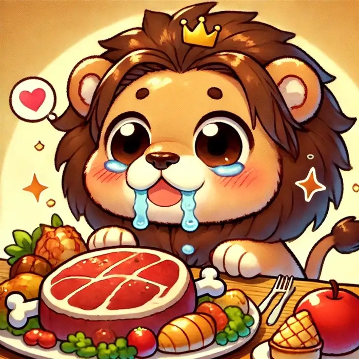 Cập nhật hình ảnh của con sư tử Chibi