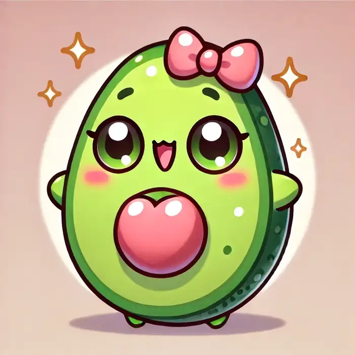Hãy thử bản vẽ bơ chibi ngay lập tức