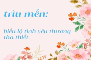 triu men hay trieu men